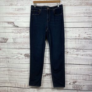 J.Jill High Rise Dark Wash Straight Leg Jeans